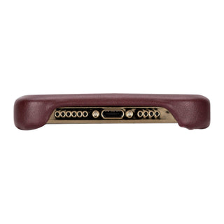 Mason Full-Grain Leather MagSafe Case – iPhone 15 Pro, Soft Bordeaux - BlackBrook Case