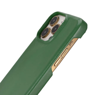 Mason Full-Grain Leather MagSafe Case – iPhone 15 Pro, Soft Green - BlackBrook Case