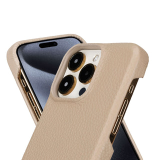Mason Full-Grain Leather MagSafe Case – iPhone 15 Pro, Taupe - BlackBrook Case