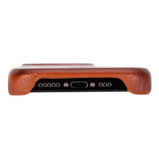 Mason Leather iPhone 16 Pro MagSafe Case, Burnished Tan - BlackBrook Case