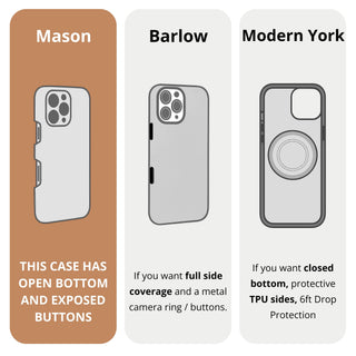 Mason Full - Grain Leather MagSafe Case – iPhone 16 Pro Max, Burnished Tan - BlackBrook Case