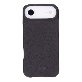 Mason Full - Grain Leather MagSafe Case – iPhone 17 Air, Pebble Black - BlackBrook Case