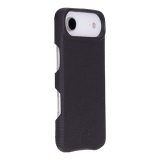 Mason Full - Grain Leather MagSafe Case – iPhone 17 Air, Pebble Black - BlackBrook Case