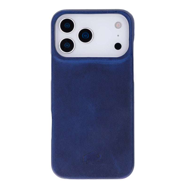 Mason Leather iPhone 17 Pro MagSafe Case, Deep Blue - BlackBrook Case