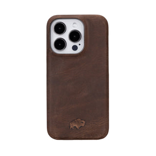 Mason iPhone 14 Pro Case, Distressed Coffee - BlackBrook Case