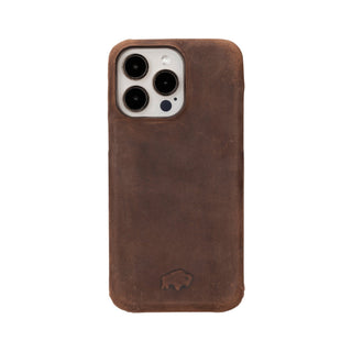 Mason iPhone 14 Pro Max Case, Distressed Coffee - BlackBrook Case