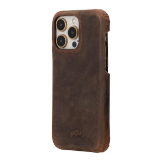 Mason iPhone 14 Pro Max Case, Distressed Coffee - BlackBrook Case