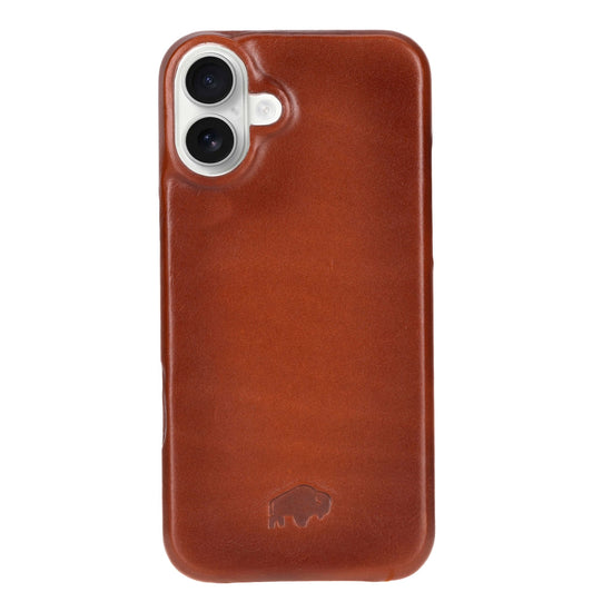 Mason Slim Leather MagSafe Case: Slim, full-grain leather MagSafe case designed for iPhone with a polished patina over time.