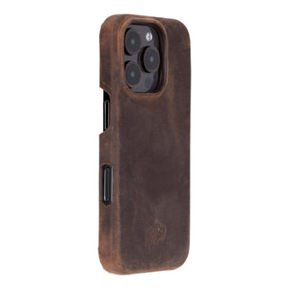 Mason iPhone 16 Pro Max Case, Distressed Coffee - BlackBrook Case