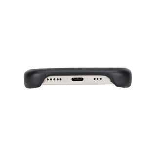 Mason Leather iPhone 15 Plus MagSafe Case, Soft Black - BlackBrook Case