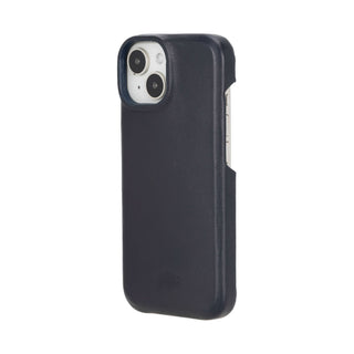 Mason Full-Grain Leather MagSafe Case – iPhone 15 Plus, Soft Blue - BlackBrook Case