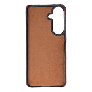 Mason Leather Samsung S26 Plus Case, Saddle Brown - BlackBrook Case