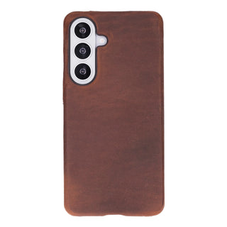 Mason Leather Samsung S26 Plus Case, Saddle Brown - BlackBrook Case