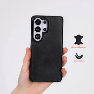 Mason Leather Samsung S26 Ultra Case, Rustic Black - BlackBrook Case