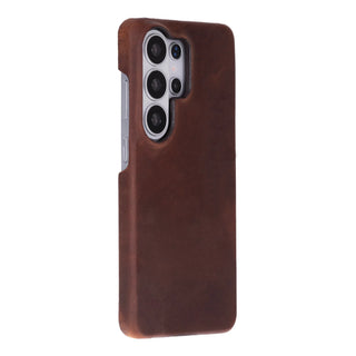 Mason Leather Samsung S26 Ultra Case, Saddle Brown - BlackBrook Case