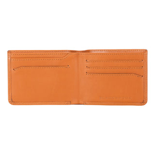 Merlin Full‑Grain Leather Bifold Wallet, Burnished Tan - BlackBrook Case