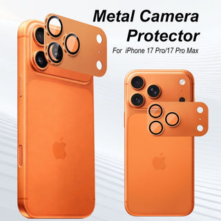 Metal Camera Protector for iPhone 17 Pro Max, Cosmic Orange - BlackBrook Case