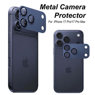 Metal Camera Protector for iPhone 17 Pro Max, Deep Blue - BlackBrook Case