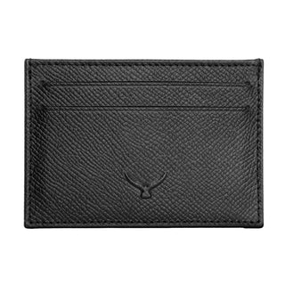Milano Men’s Slim Leather Card Holder – Mapi Edition, Black - Mapi