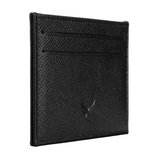 Milano Men’s Slim Leather Card Holder – Mapi Edition, Black - Mapi