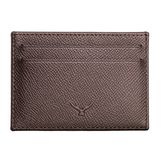 Milano Men’s Slim Leather Card Holder – Mapi Edition, Brown - Mapi