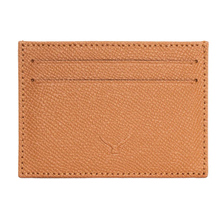 Milano Men’s Slim Leather Card Holder – Mapi Edition, Camel - Mapi