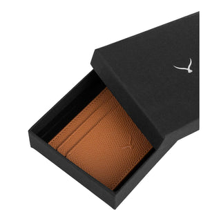 Milano Men’s Slim Leather Card Holder – Mapi Edition, Camel - Mapi