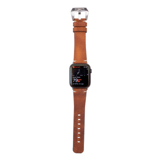 Modern Newport Band for Apple Watch Ultra 49mm, Golden Brown - BlackBrook Case