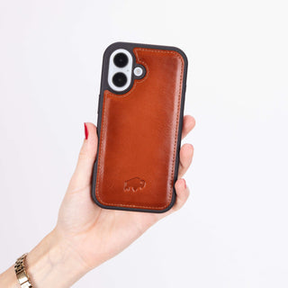 Modern York iPhone 16 Case, Burnished Tan - BlackBrook Case