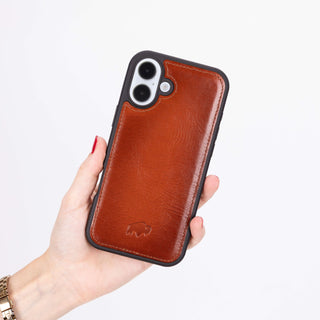 Modern York iPhone 16 Plus Case, Burnished Tan - BlackBrook Case