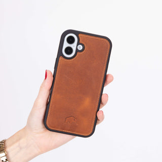 Modern York iPhone 16 Plus Case, Golden Brown - BlackBrook Case