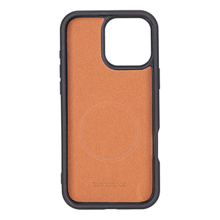 Modern York iPhone 16 Pro Max Case, Distressed Coffee - BlackBrook Case