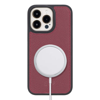 Modern York MagSafe Leather Case – iPhone 15 Pro Max, Bordeaux - BlackBrook Case