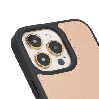 Modern York MagSafe Leather Case – iPhone 15 Pro, Sand - BlackBrook Case