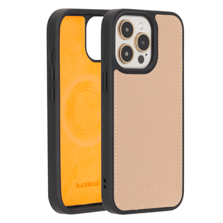 Modern York MagSafe Leather Case – iPhone 15 Pro Max, Sand - BlackBrook Case