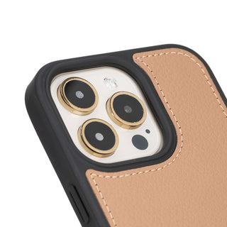 Modern York MagSafe Leather Case – iPhone 15 Pro, Taupe - BlackBrook Case