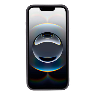 Modern York MagSafe Leather Case – iPhone 16e, Pebble Black - BlackBrook Case