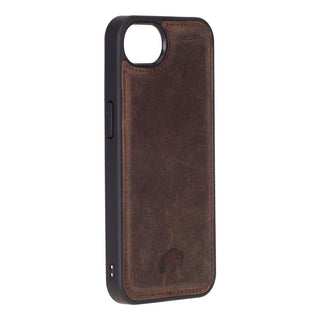 York Leather iPhone 17e MagSafe Case, Distressed Coffee - BlackBrook Case