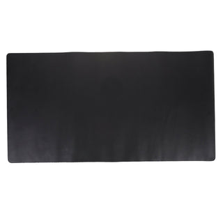 Natural Leather Desk Mat (37cm x 80 cm), Rustic Black - BlackBrook Case