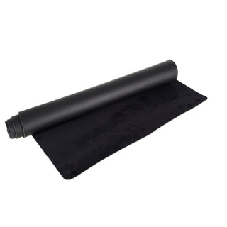Natural Leather Desk Mat (37cm x 80 cm), Rustic Black - BlackBrook Case
