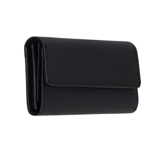 Noble Leather Women's Wallet, Pebble Black - UnBranded
