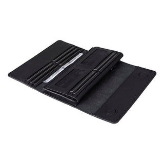 Noble Leather Women's Wallet, Pebble Black - UnBranded