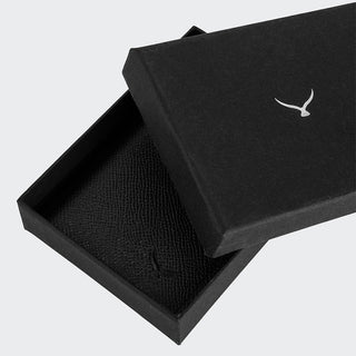 Palermo Men’s Booktype Leather Card Holder – Mapi Edition, Black - Mapi