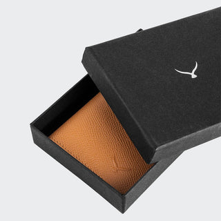 Palermo Men’s Booktype Leather Card Holder – Mapi Edition, Camel - Mapi