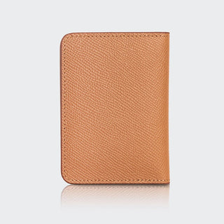 Palermo Men’s Booktype Leather Card Holder – Mapi Edition, Camel - Mapi