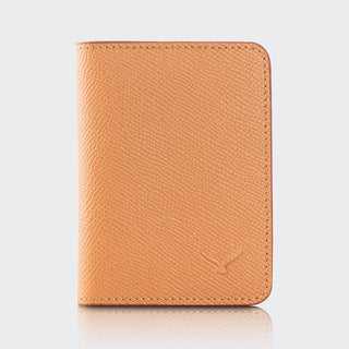 Palermo Men’s Booktype Leather Card Holder – Mapi Edition, Camel - Mapi