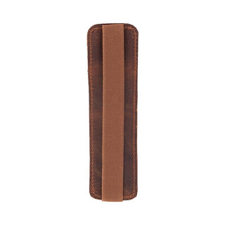Pelle Leather Pen Pouch, Saddle Brown - BlackBrook Case