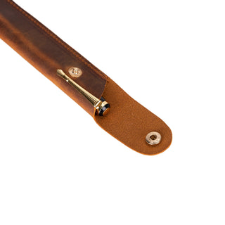 Penna Leather Pen Pouch, Saddle Brown - UnBranded