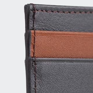 Pisa Men’s Dual - Color Leather Card Holder – Mapi Edition, Brown & Tan - Mapi