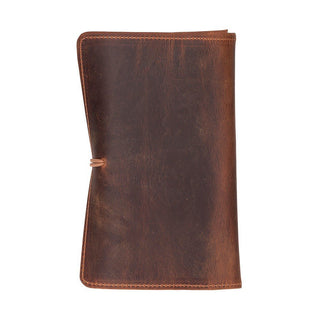 Pura Leather Cable Organizer, Saddle Brown - BlackBrook Case